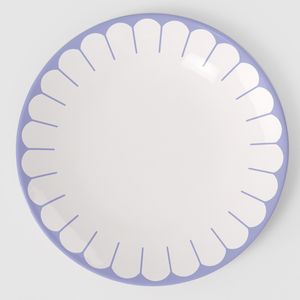 Blue Fleur flat plate