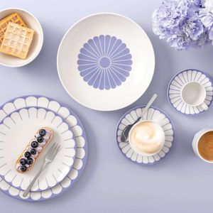 Blue Fleur fruit salad bowl