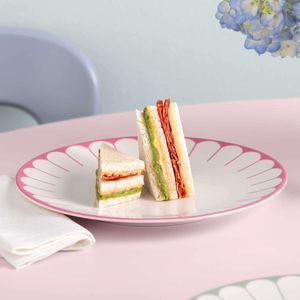 Flat plate Fleur Cassis
