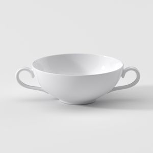 Royal White Bowl with Handles