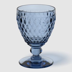 Boston Blue White Wine Glass