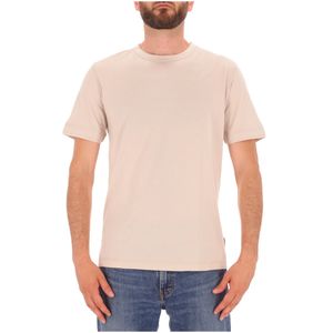 T-Shirt in cotone rasato tinta unita