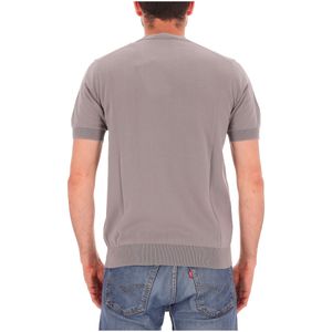 T-Shirt tinta unita in maglia di cotone