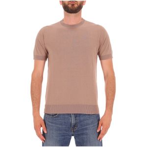 T-Shirt in maglia di seta e cotone