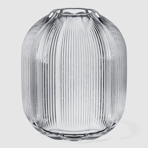Transparent vase Fleur