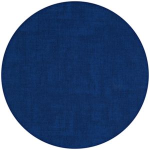 Navy blue Fabric round placemat