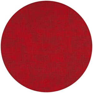 Fabric Round Placemat Red
