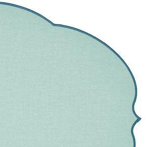 Flowers Placemat Light Blue Powder