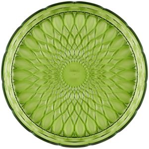 Vanity Small Green Round Tray