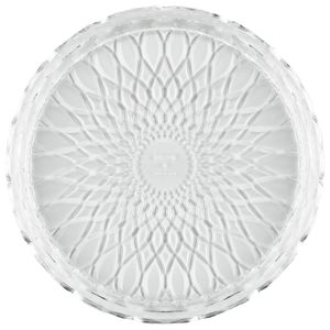 Small Round Tray Vanity Clear