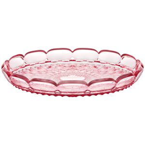 Vassoio tondo piccolo Vanity rosa