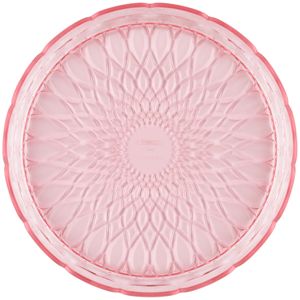 Vassoio tondo piccolo Vanity rosa