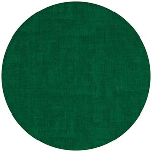 Round Placemat Fabric Emerald