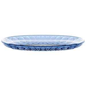 Small oval blue Vanity tray