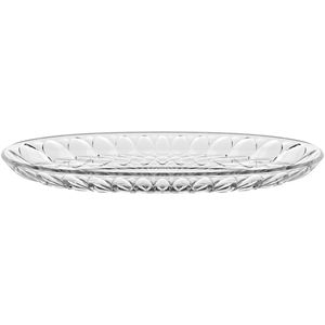 Small Transparent Oval Tray Vanity