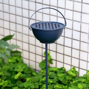 Colored metal mosquito coil holder