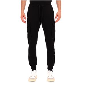 Pantalone cargo Fleece nero