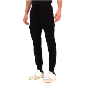 Pantalone cargo Fleece nero