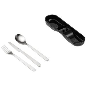 Travel cutlery with case On The Go pink