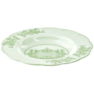 Josephine green deep plate