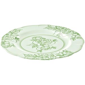 Josephine green flat plate