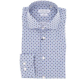 Slim fit printed cotton shirt
