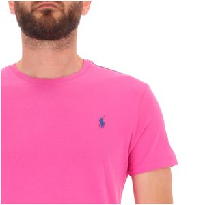 T-shirt rosa Slim Fit con logo