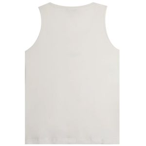 Jersey tank top with metallic logo