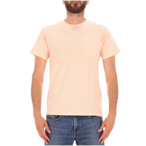 Cotton crew neck pocket t-shirt
