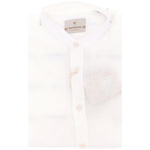 Simo linen shirt with koran collar
