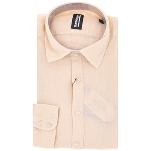 Long-sleeved shirt in pure linen
