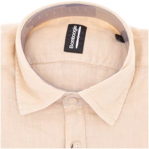 Long-sleeved shirt in pure linen