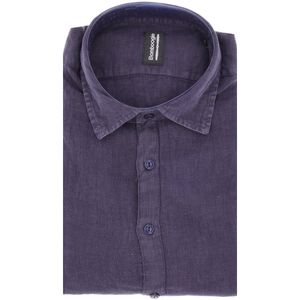 Long-sleeved shirt in pure linen