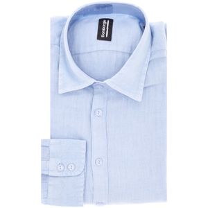 Long-sleeved shirt in pure linen
