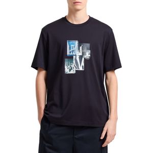 T-Shirt regular fit stampa foto