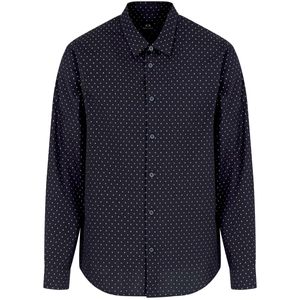 Camicia in cotone jacquard regular fit