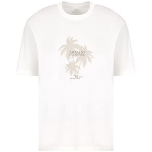 T-Shirt regular fit stampa palme