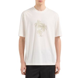 T-Shirt regular fit stampa palme