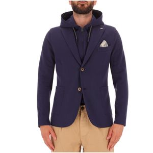 Rob blue jacket with cotton bib