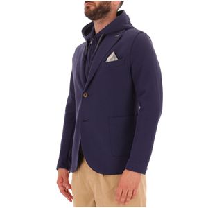 Rob blue jacket with cotton bib