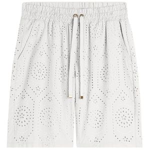 Shorts in sangallo con coulisse