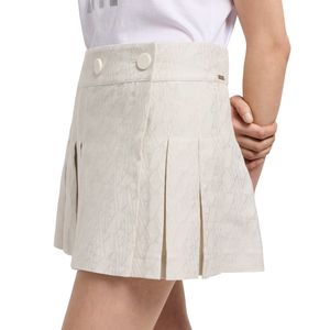 Minigonna con logo monogram