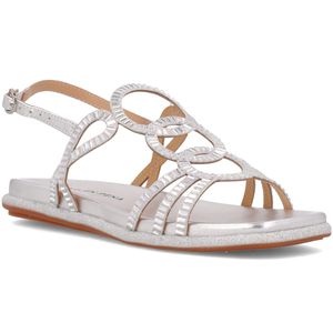 Diva grey sandal with rhinestones