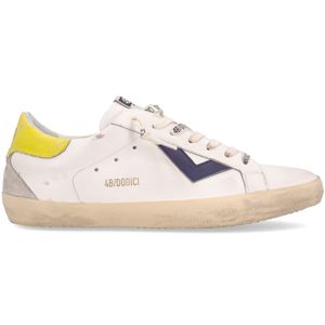 Sneakers bianche Suprime in cuoio