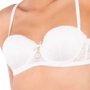 Reggiseno a coppe imbottite in pizzo