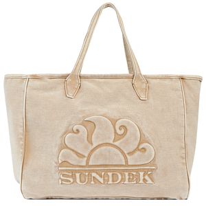 Tote bag Roberts effetto denim scolorito