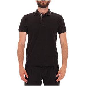 Polo in piquet con bande tricolori 7663R