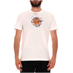 T-shirt con logo mare e palme Colmar