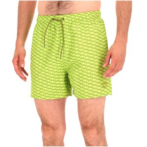 Boxer da mare con logo all over