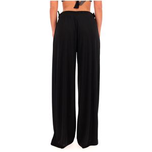 Pantalone copricostume con anello logato